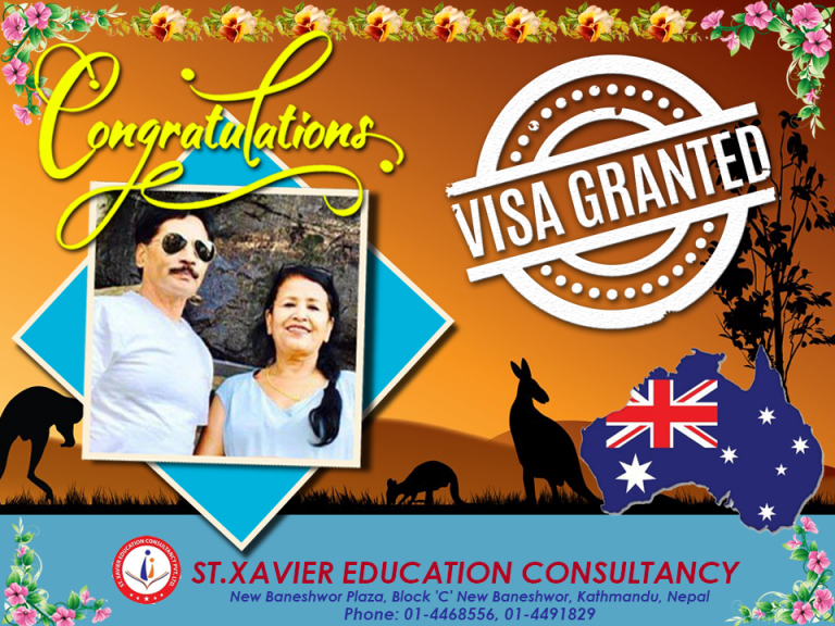 Congratulation Visa Granted to Australia